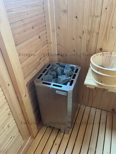 Phòng Sauna 1m11x1m21x2m1 rời - Ảnh 3